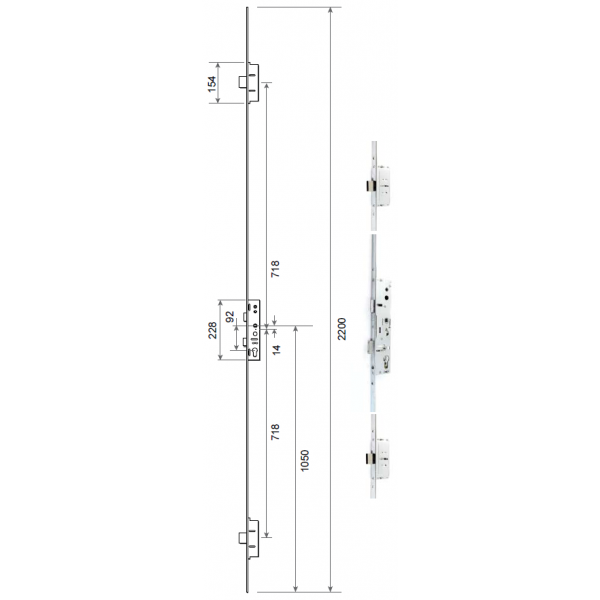 Mila Master 3 Deadbolt Door Lock
